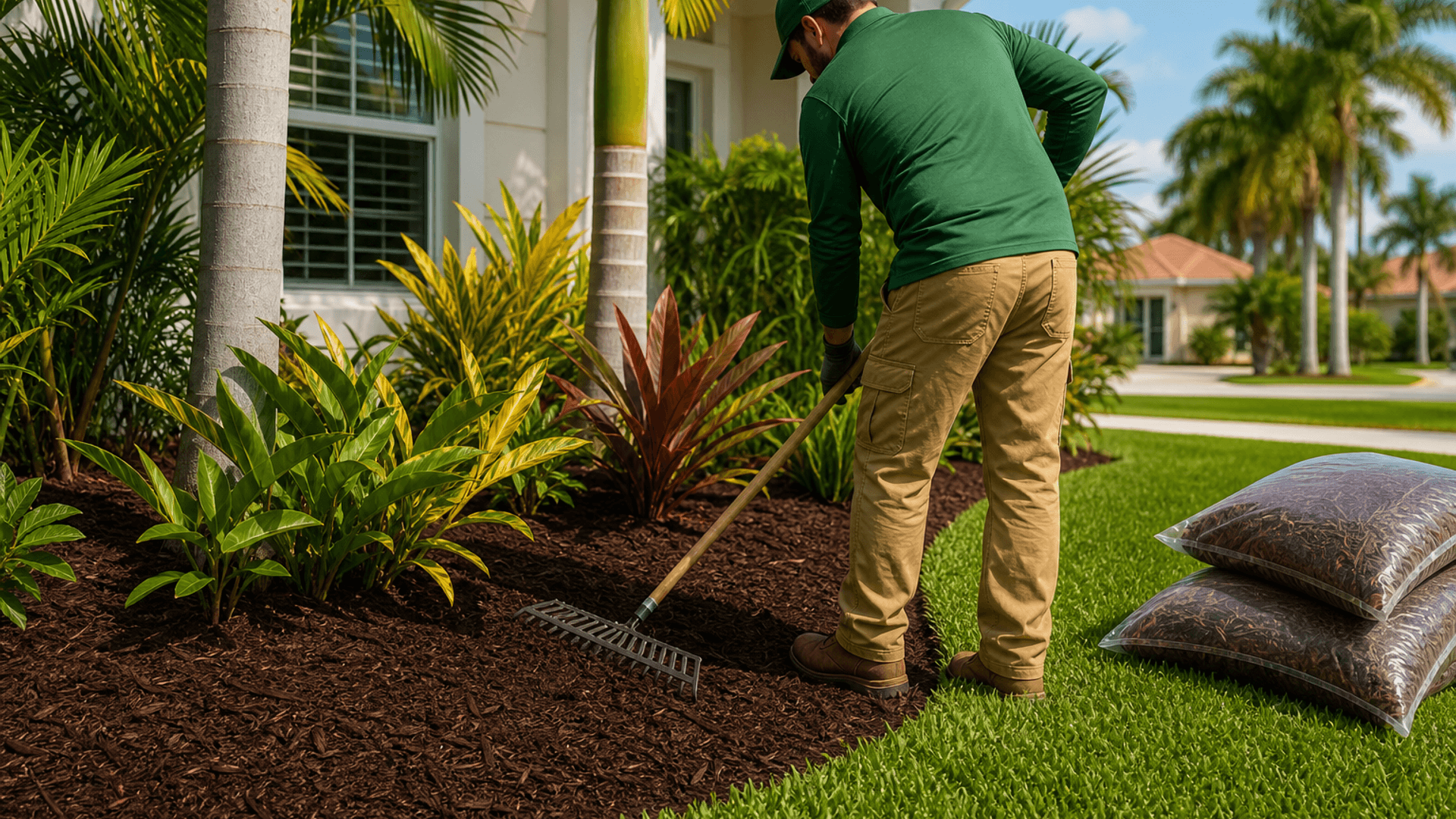 mulch installation